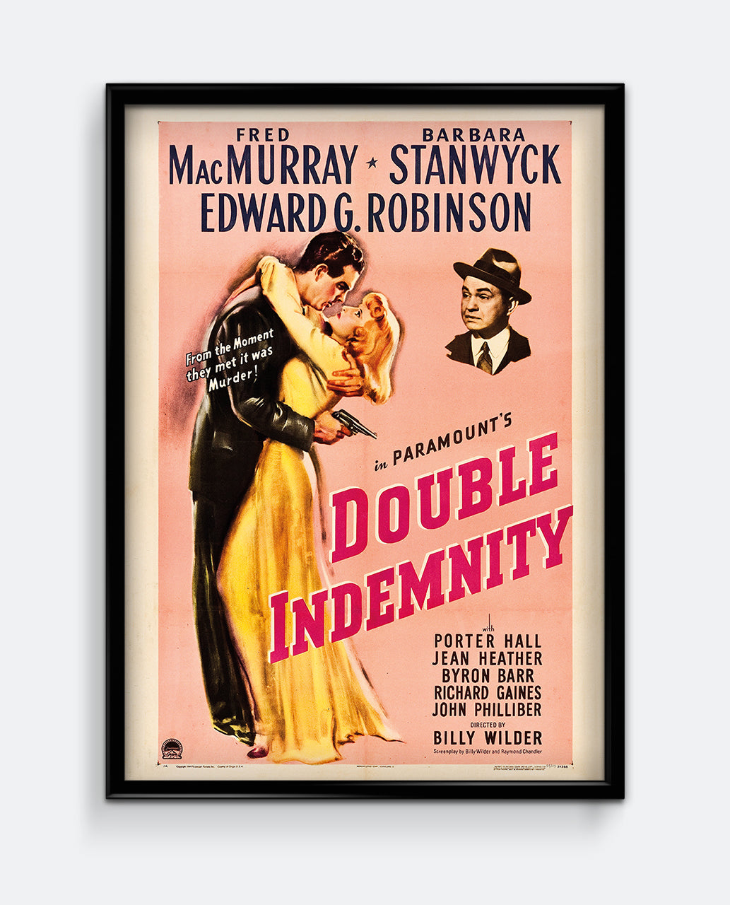 Double Indemnity Film Poster