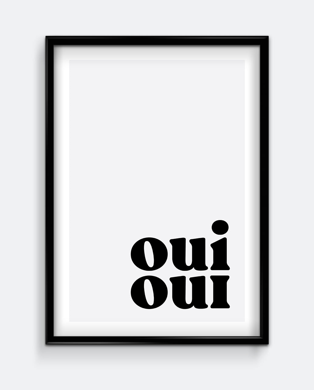 Oui Oui Art Print