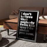 Special Edition Silver Foil Wonderwall Art Print