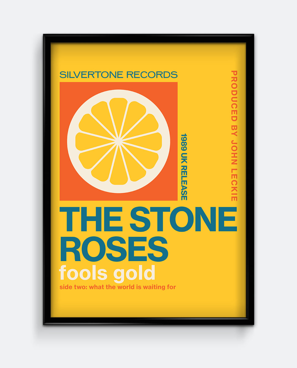 Fools Gold – Stone Roses Inspired Art Print – Wallberry