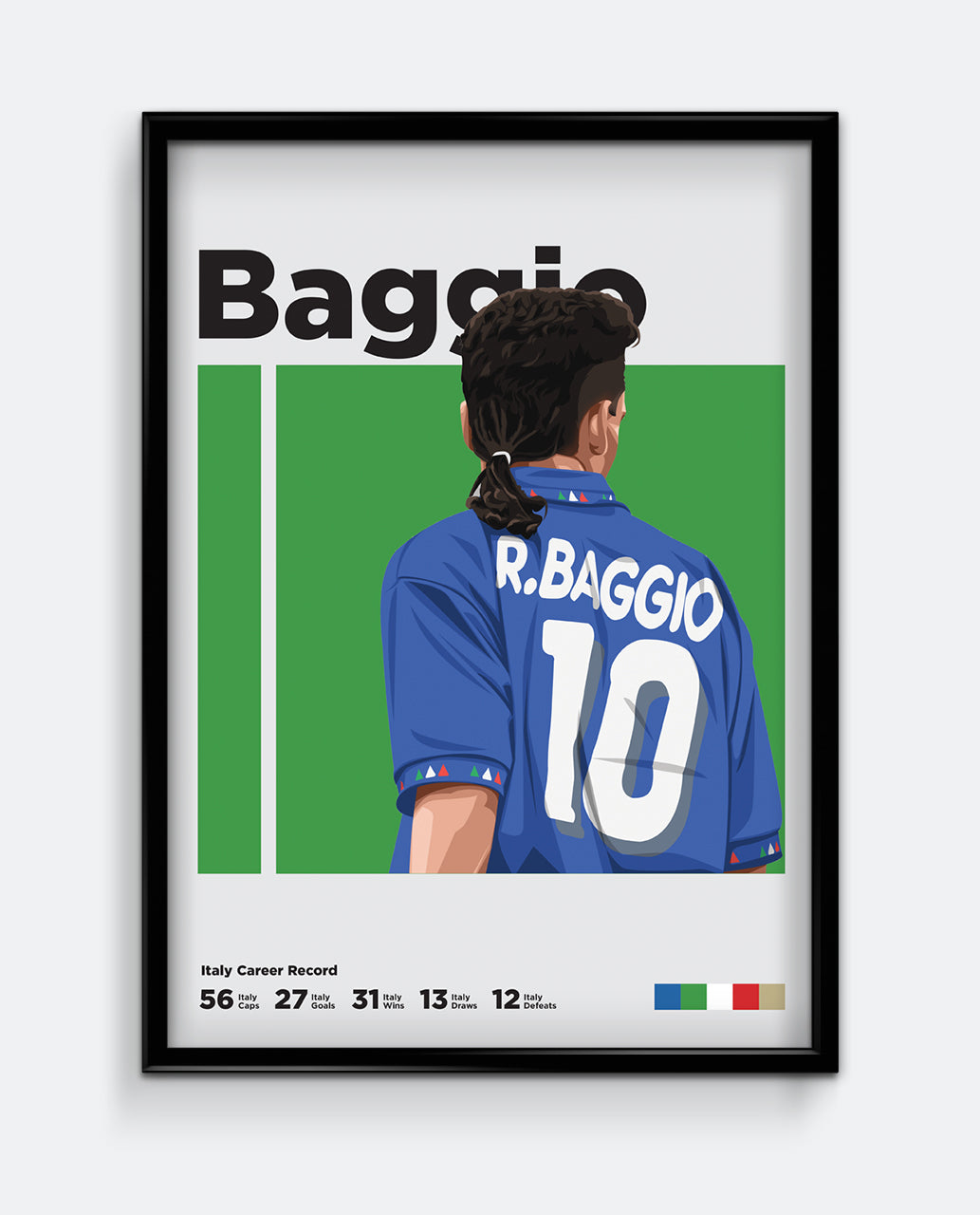 Baggio Career Print