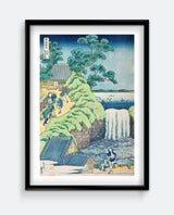 Hokusai - Falls of Aoigaoka in the Eastern Capital Art Print