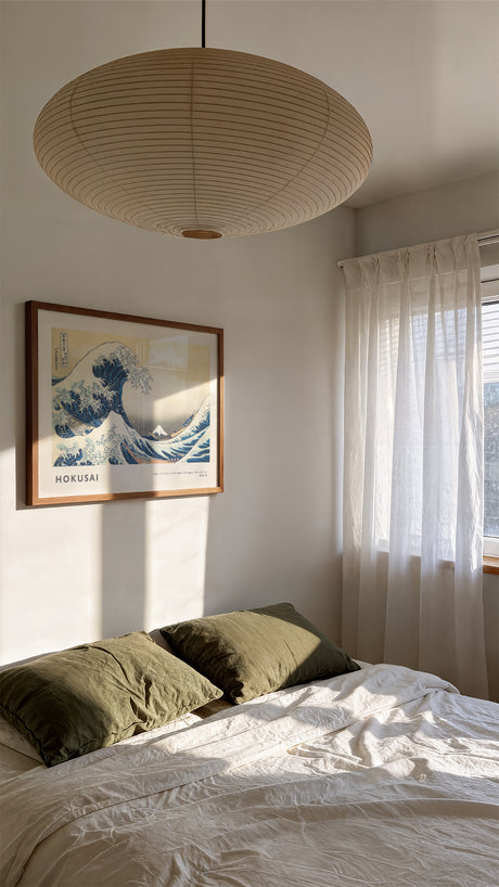 The Great Wave off Kanagawa Print – Hokusai Minimalist Japanese Wall Art