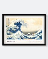 The Great Wave off Kanagawa Print – Hokusai Minimalist Japanese Wall Art