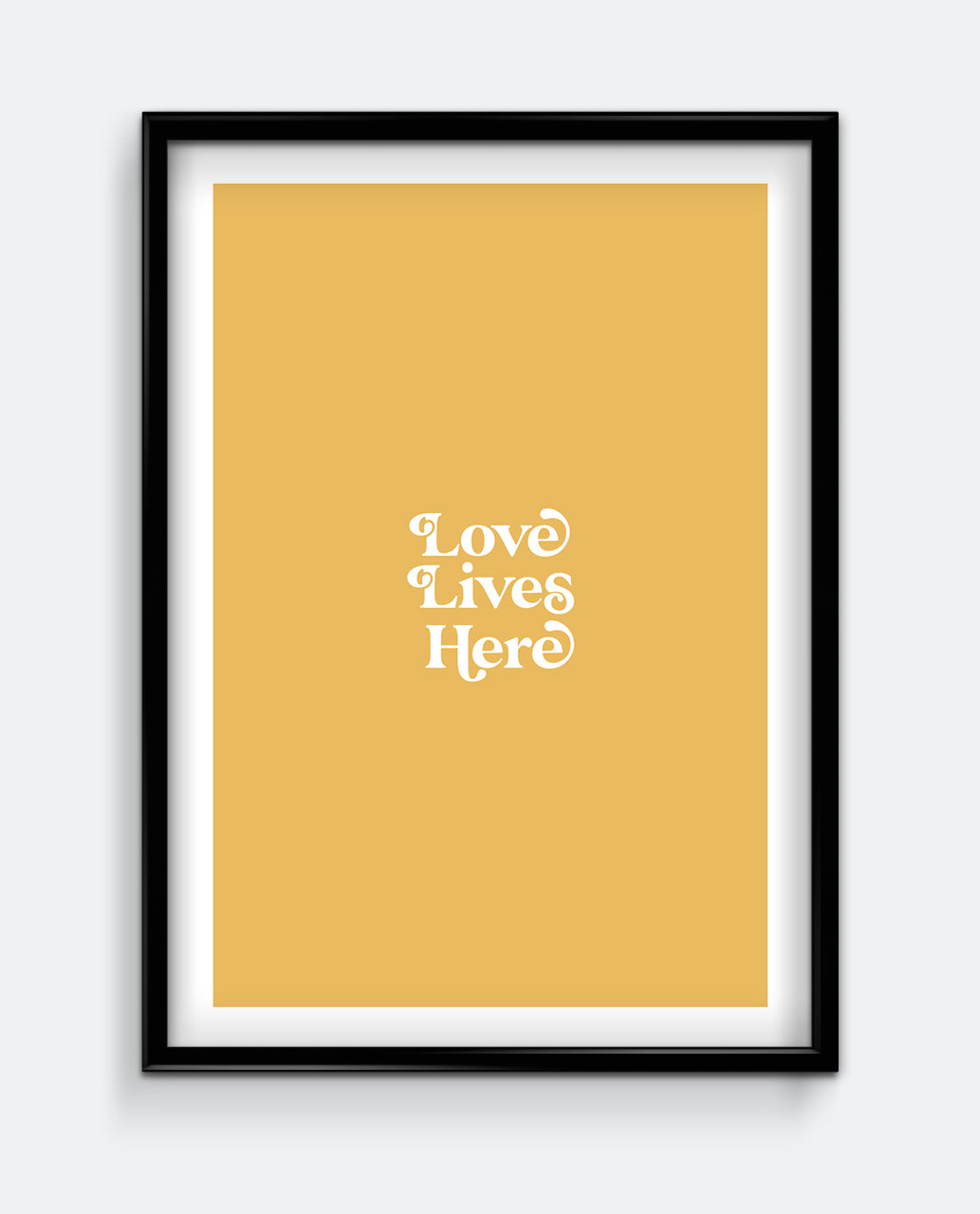 Love Lives Here Print