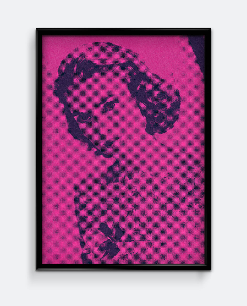 Grace Kelly Duotone Print