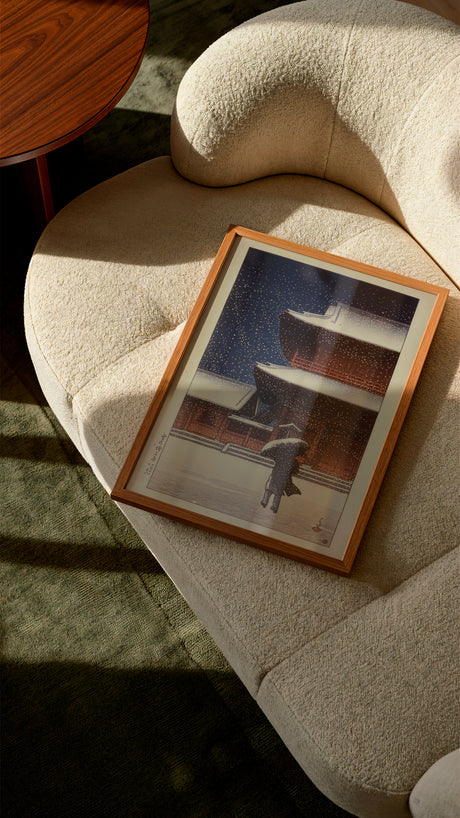 Yuki no Zōjō-ji (Zojoji Temple in Snow) – Kawase Hasui Art Print