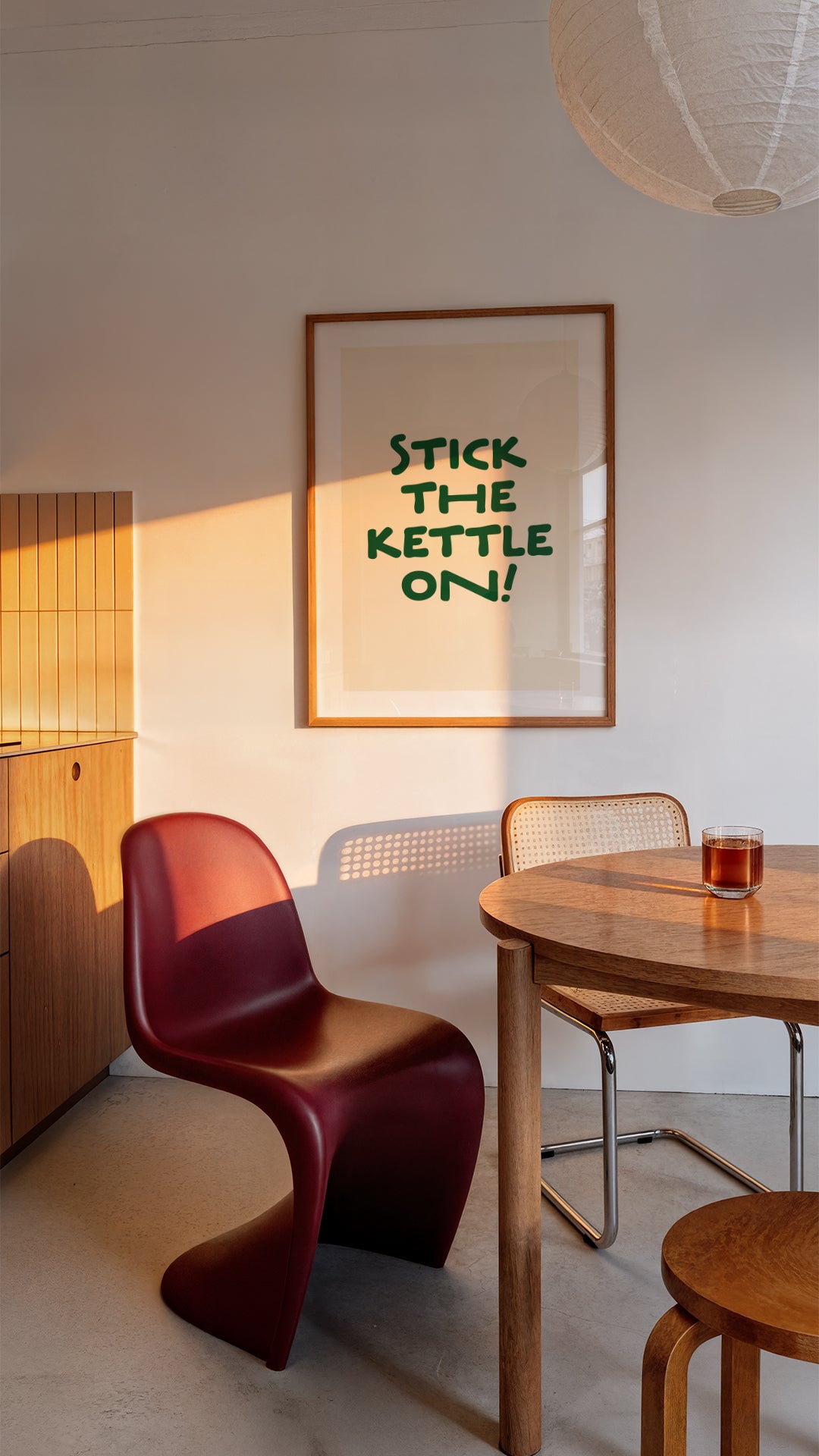 Stick The Kettle On Print – Funny Tea Lover Kitchen Wall Art