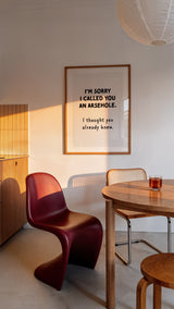 I’m Sorry I Called You an Arsehole – Humour Wall Art