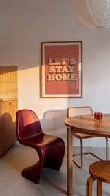Let's Stay Home Art Print