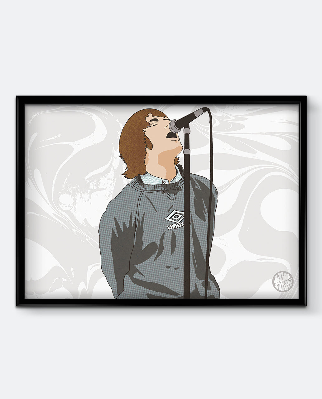 LG I – Liam Gallagher Inspired Art Print
