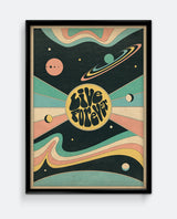 D’Yer Wanna Live Forever Spaceman? Retro Space Print – Psychedelic Cosmic Wall Art