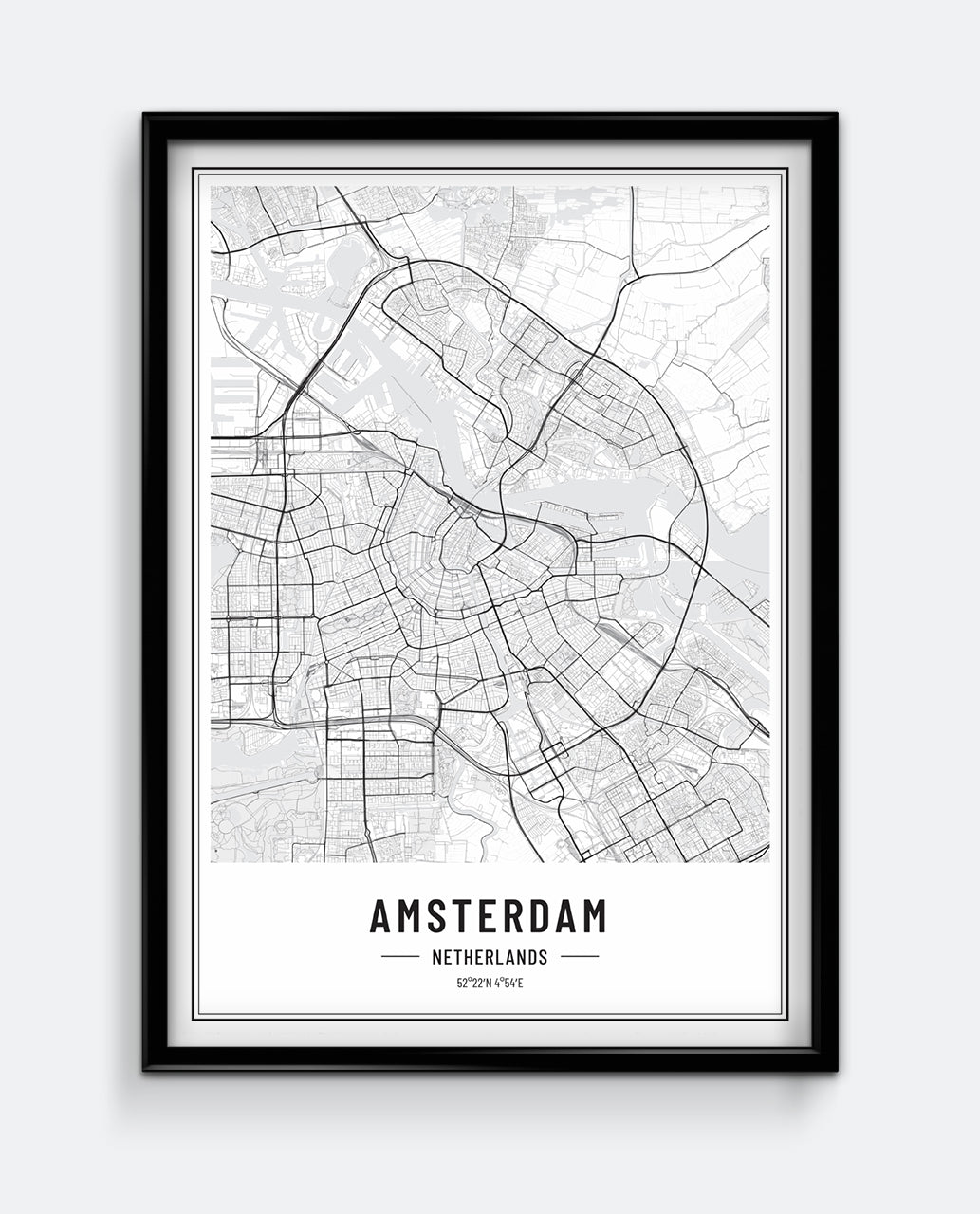Amsterdam Map Print