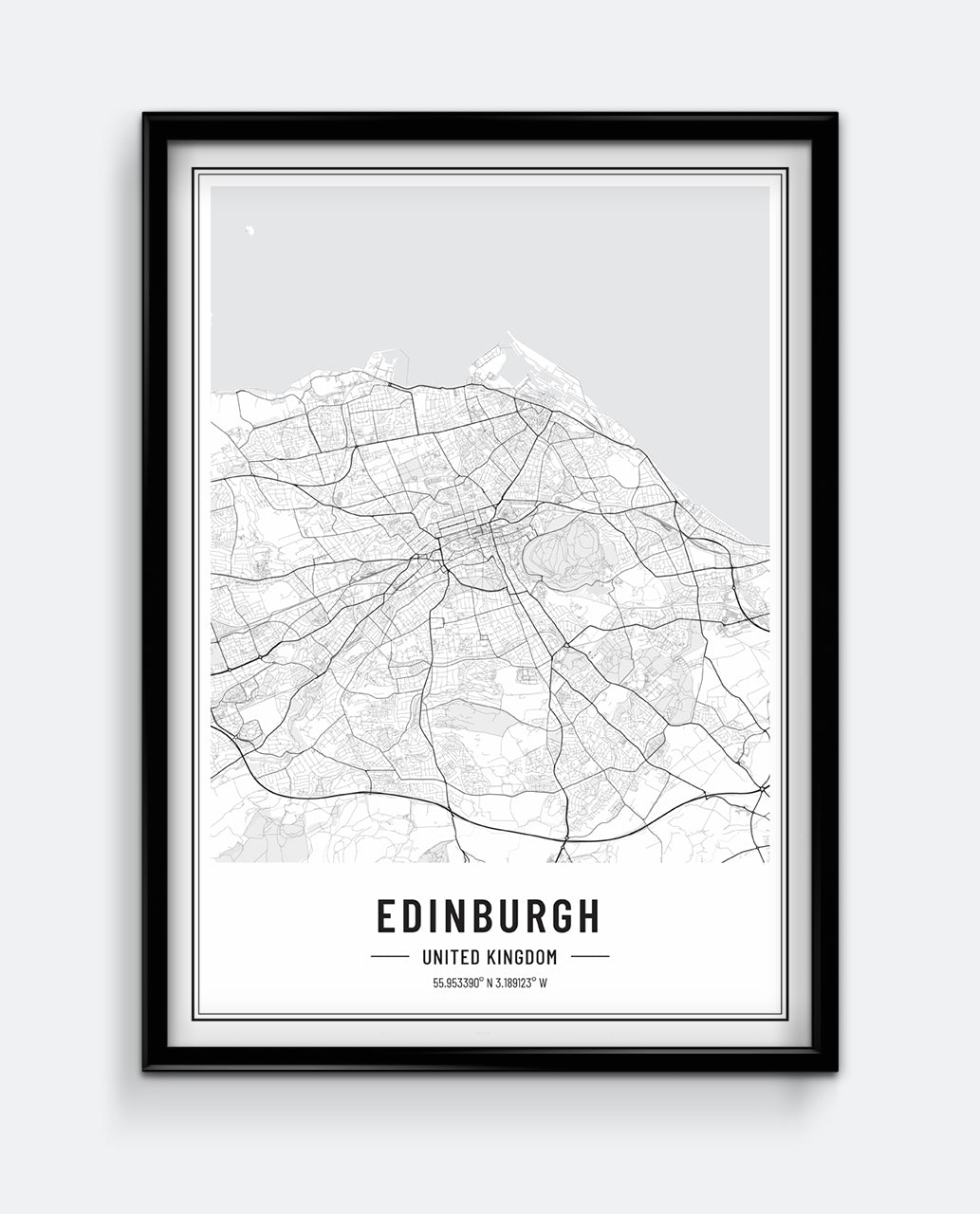 Edinburgh Map Print