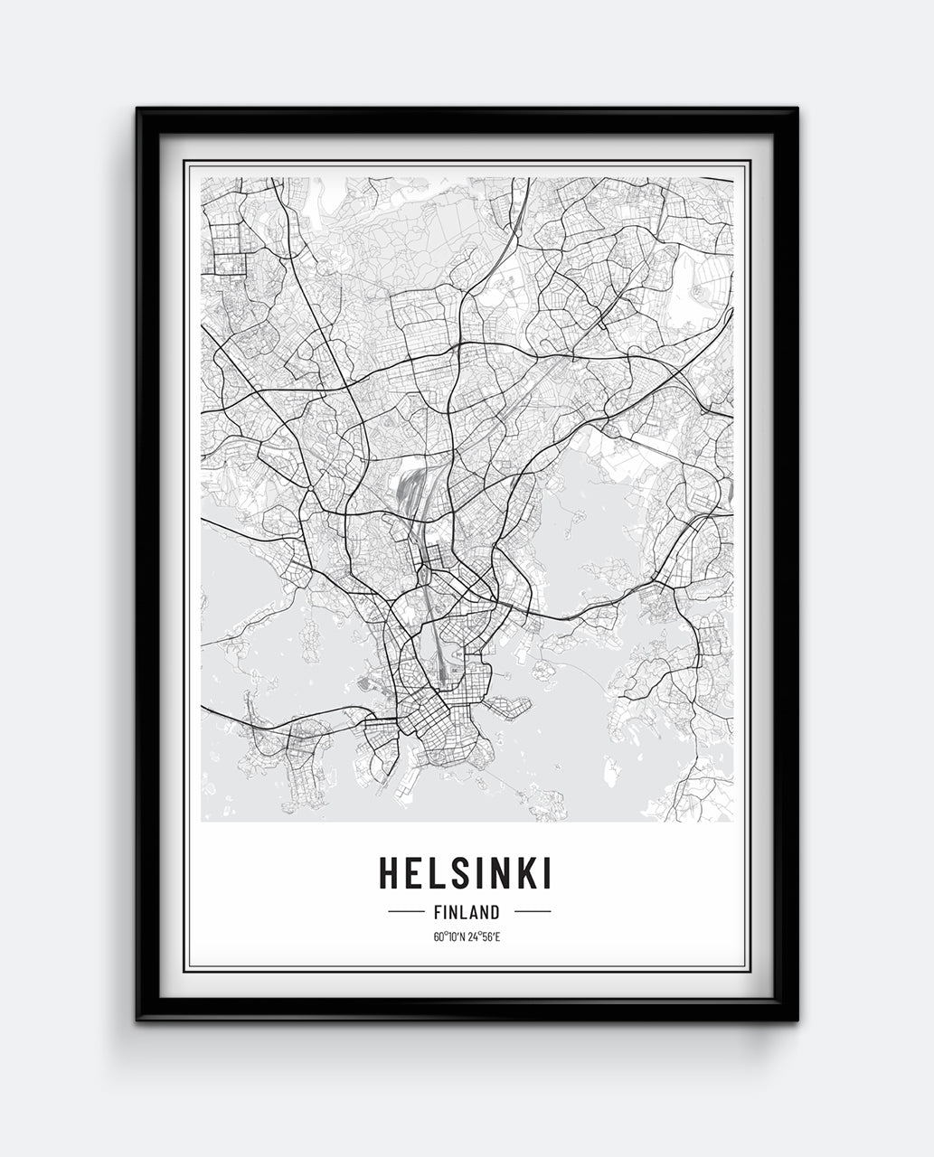Helsinki Map Print