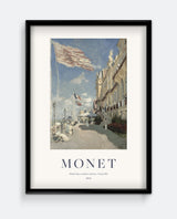 Monet Trouville Seaside Print – Hôtel des Roches Noires Coastal Wall Art
