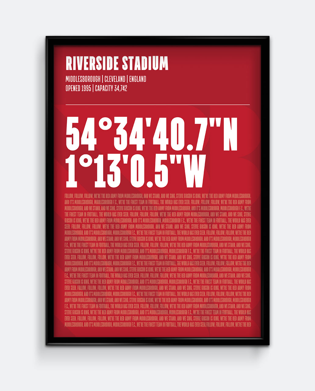 Riverside Stadium Print