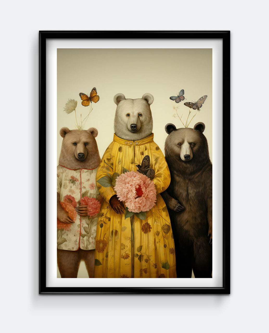 3 Bears Wall Art