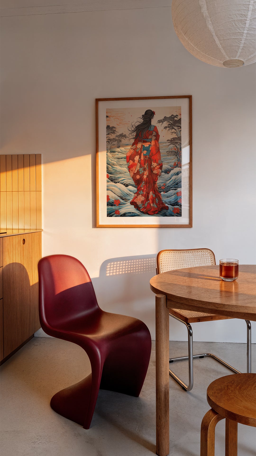 Flowing Kimono Japanese-Inspired Wall Art