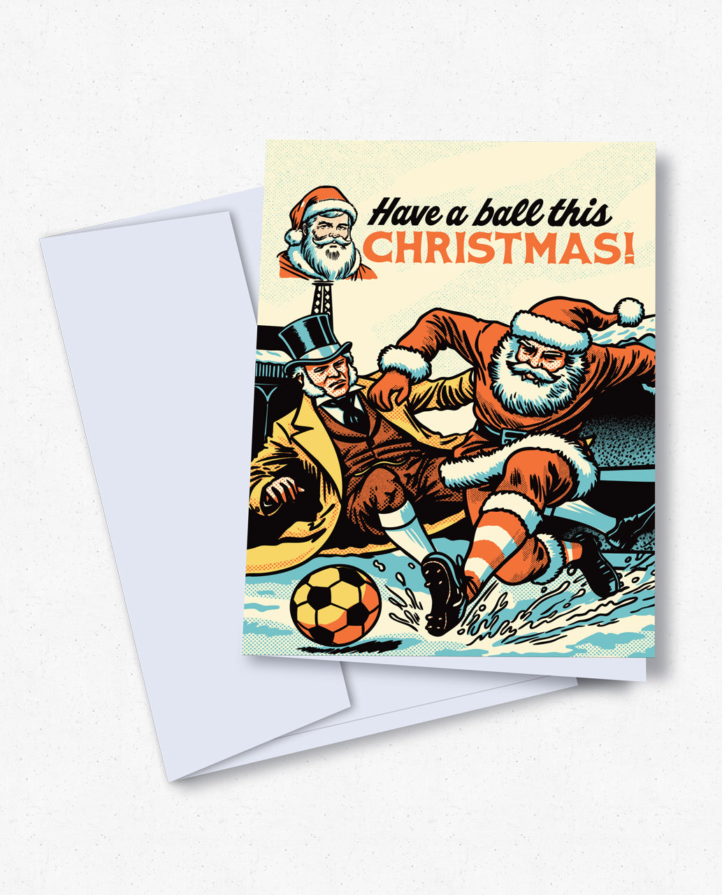 Have A Ball This Christmas - Football Inspired Christmas Card