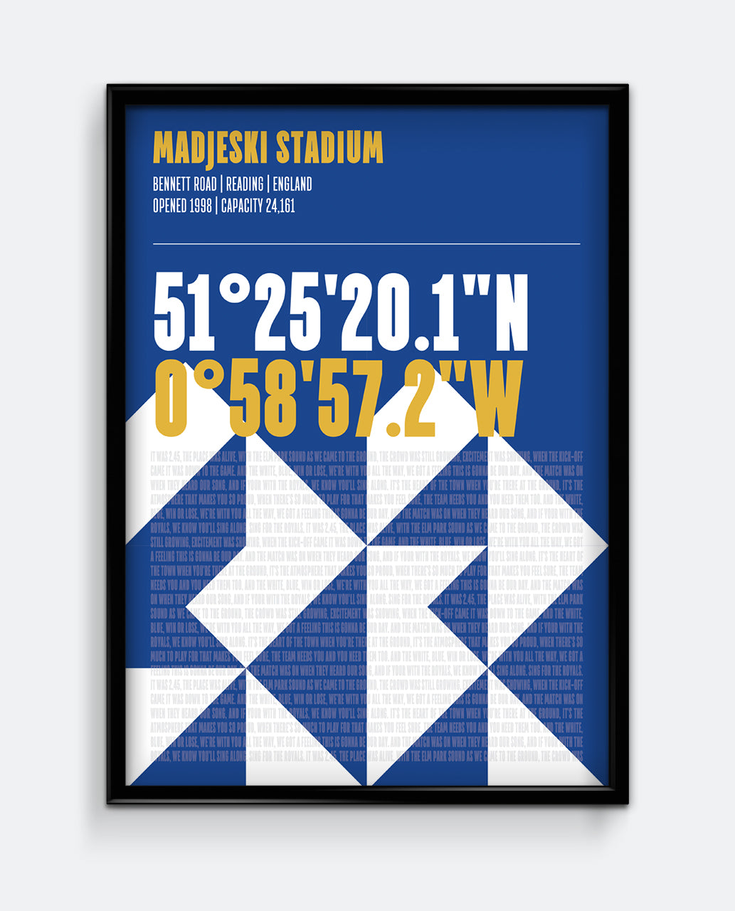 Madjeski Stadium Print