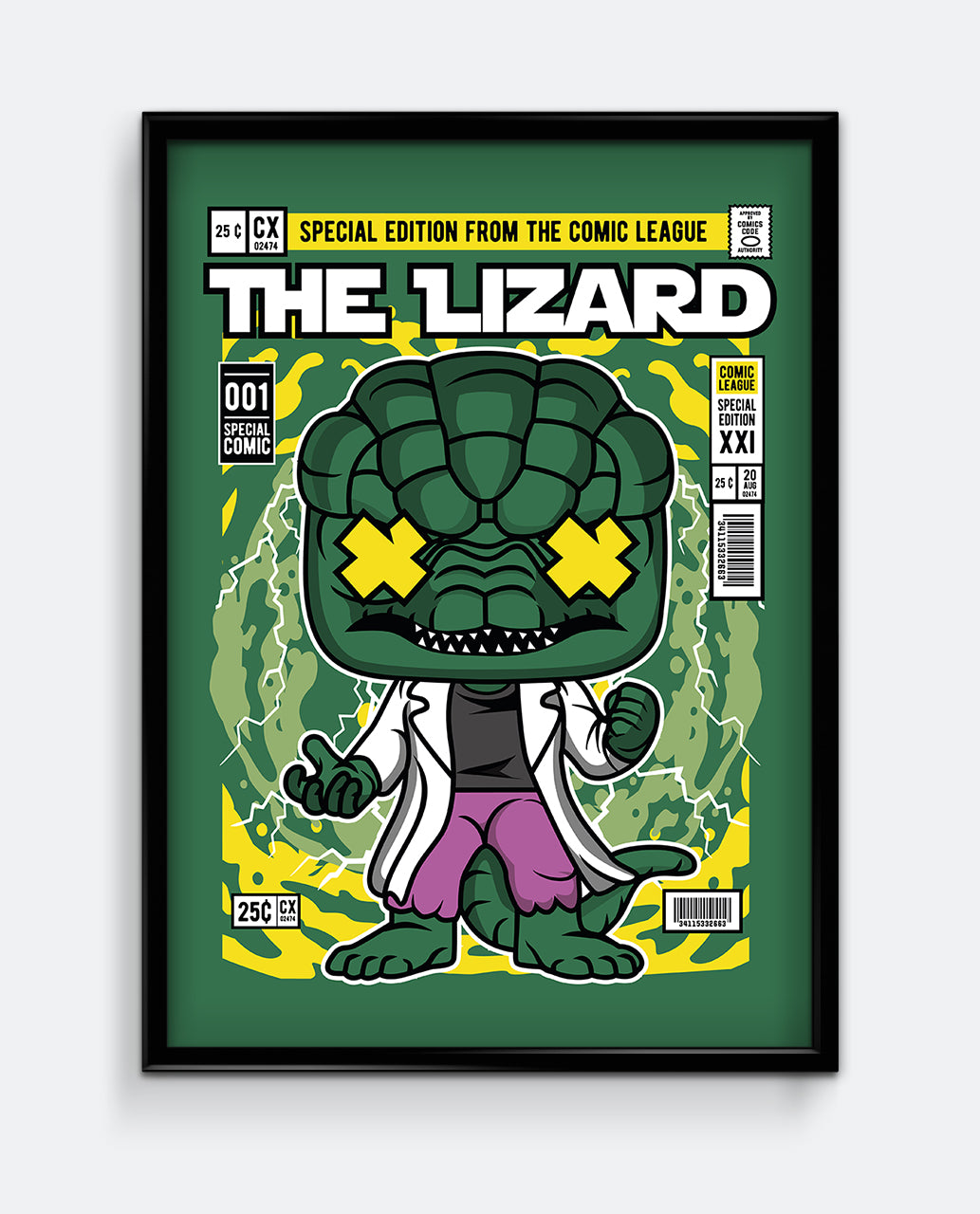 The Lizard Inspired Comic Cover