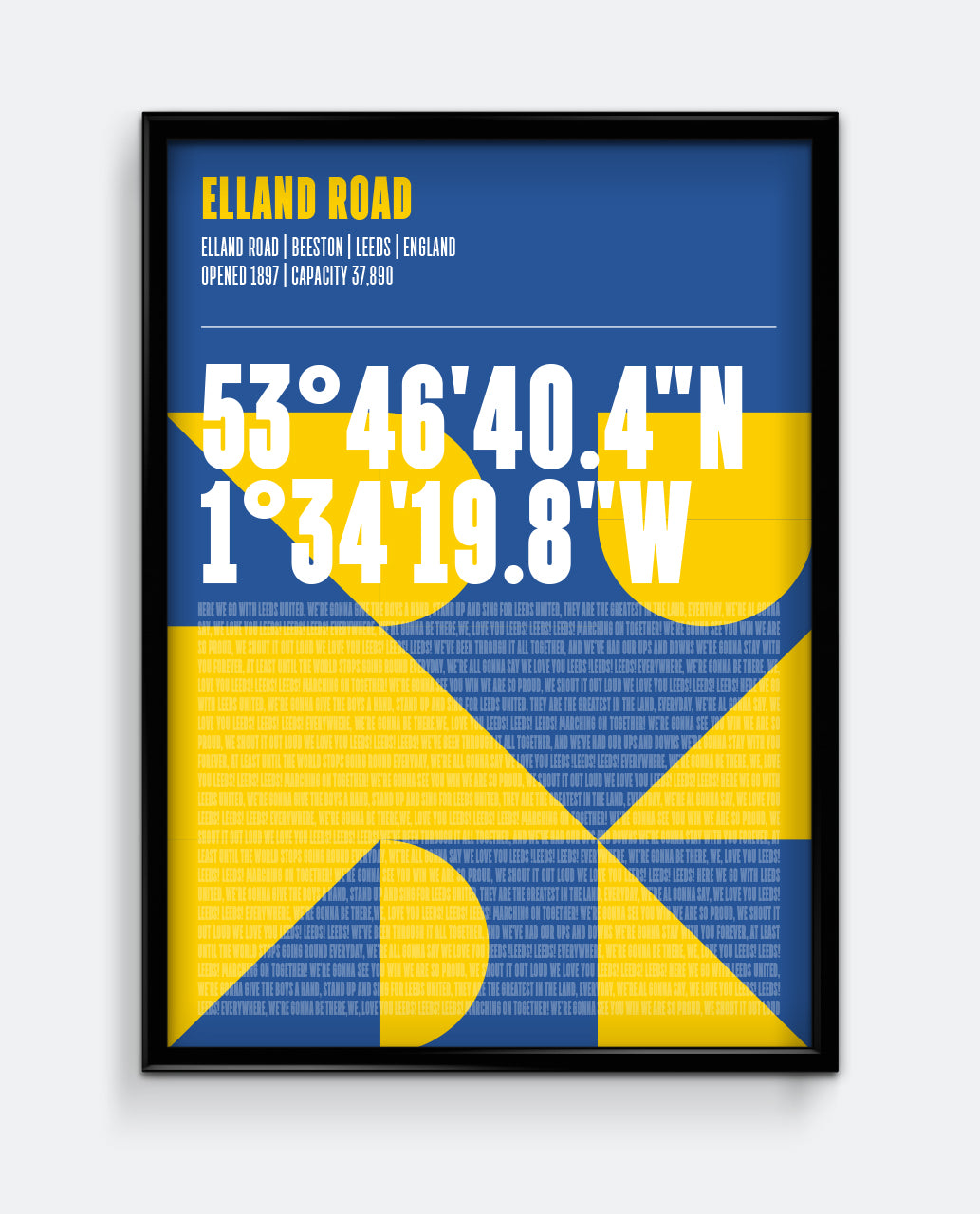 Elland Road Stadium Print