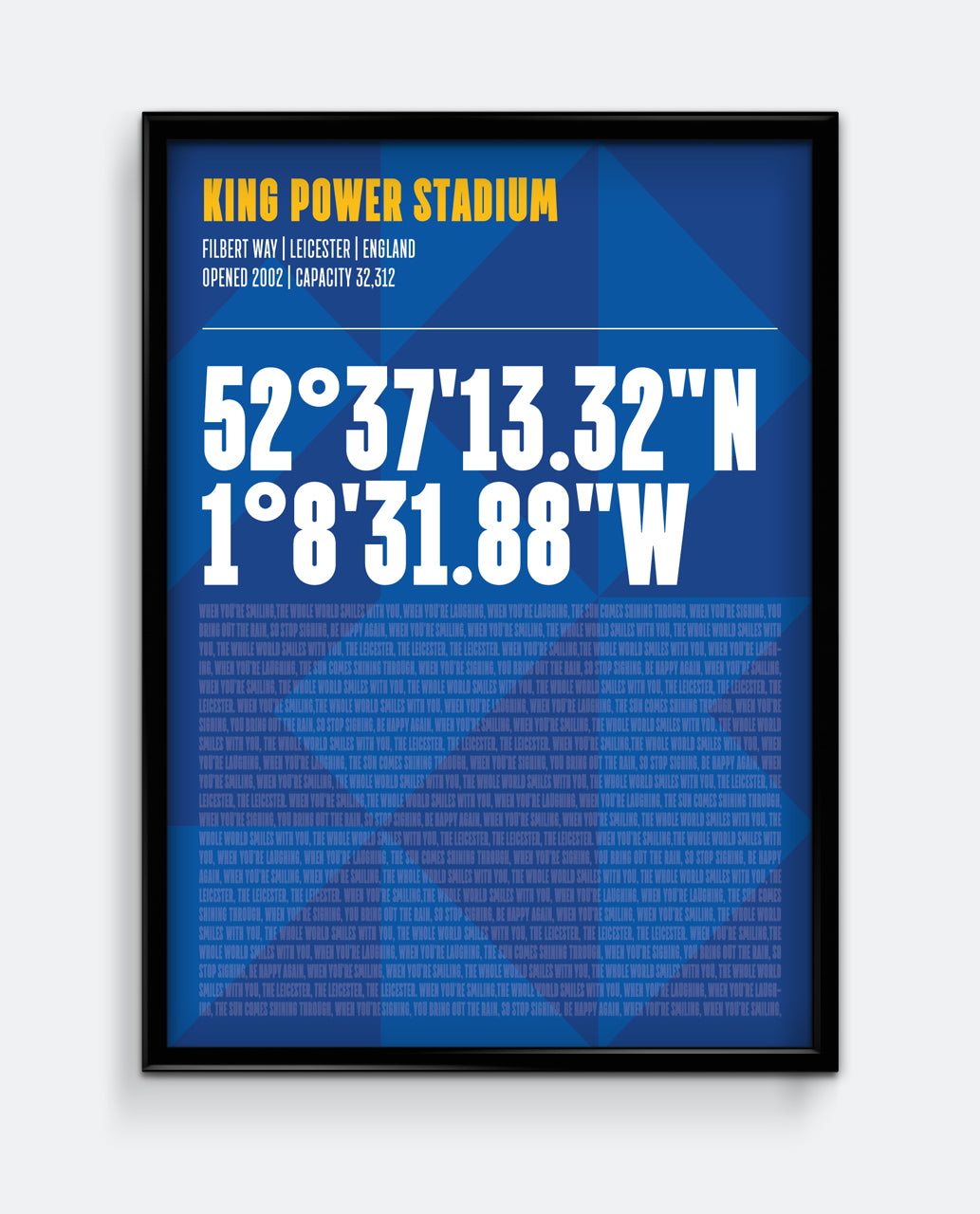 King Power Stadium Print