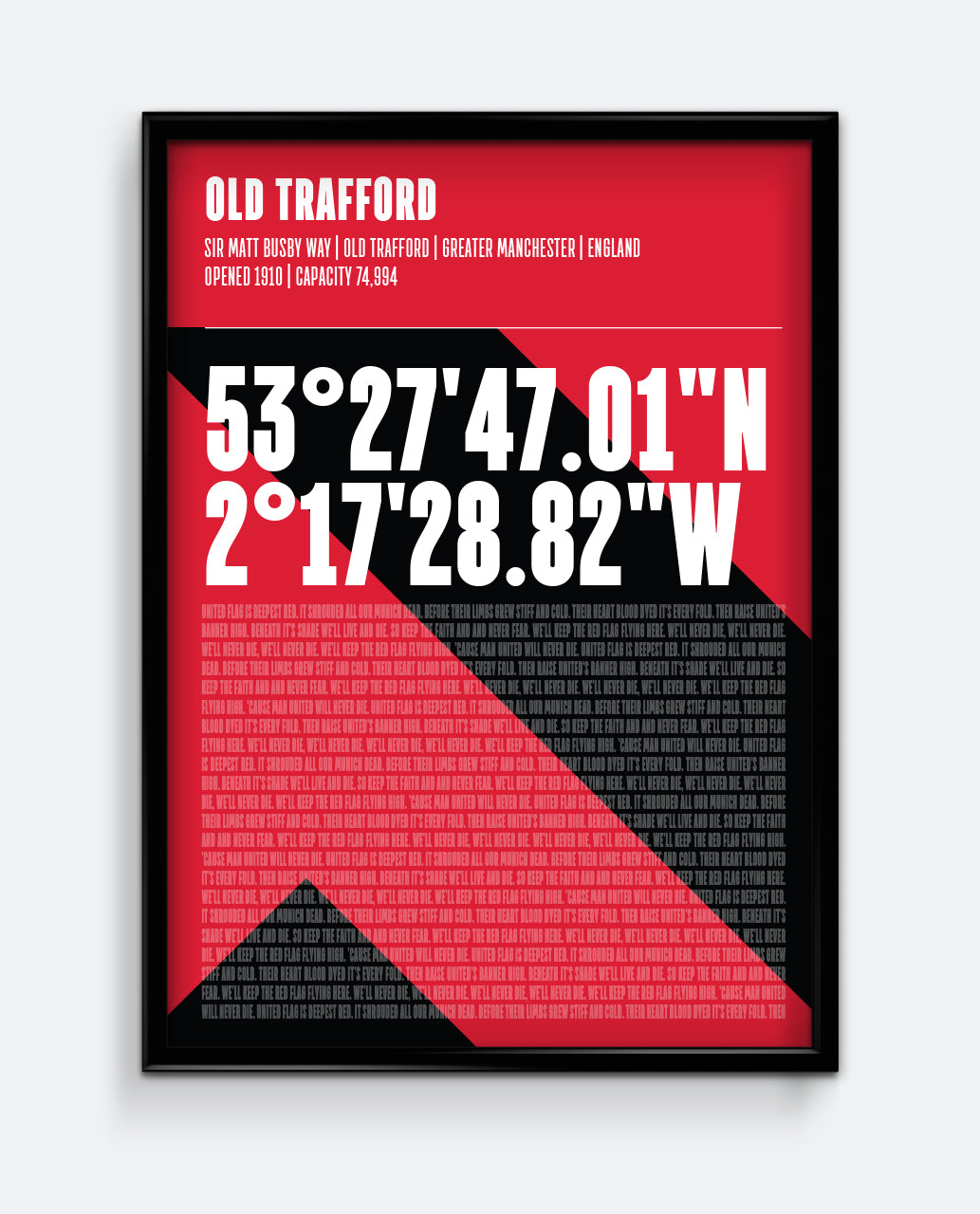 Old Trafford Stadium Print