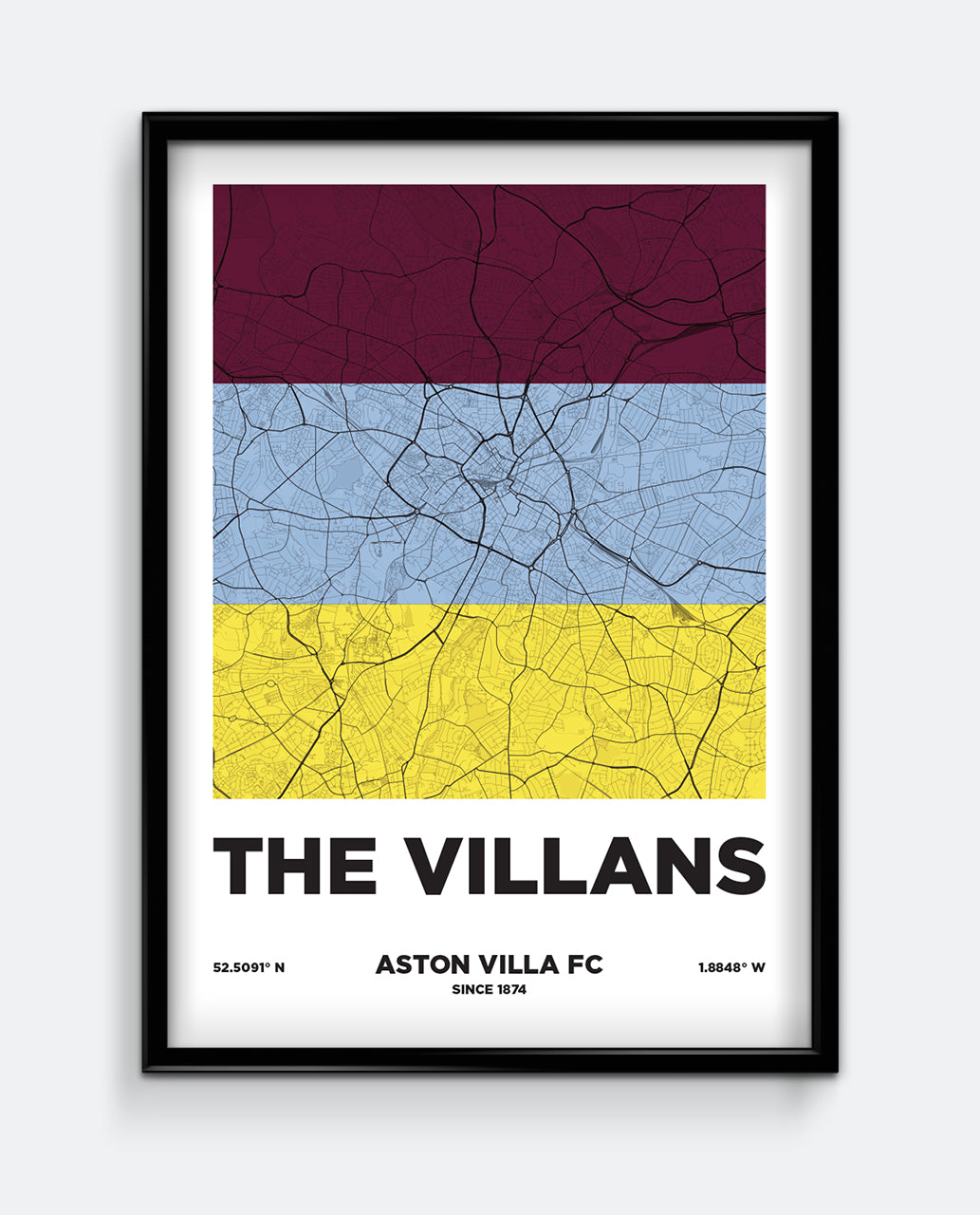 The Villans Map Print