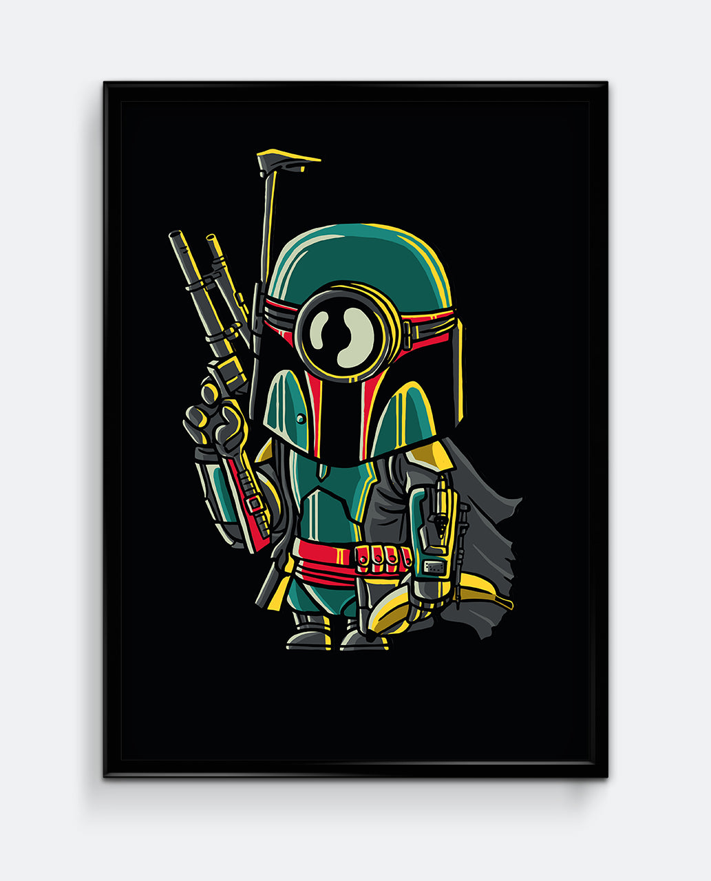 Original Minion-Fett illustration hotsell