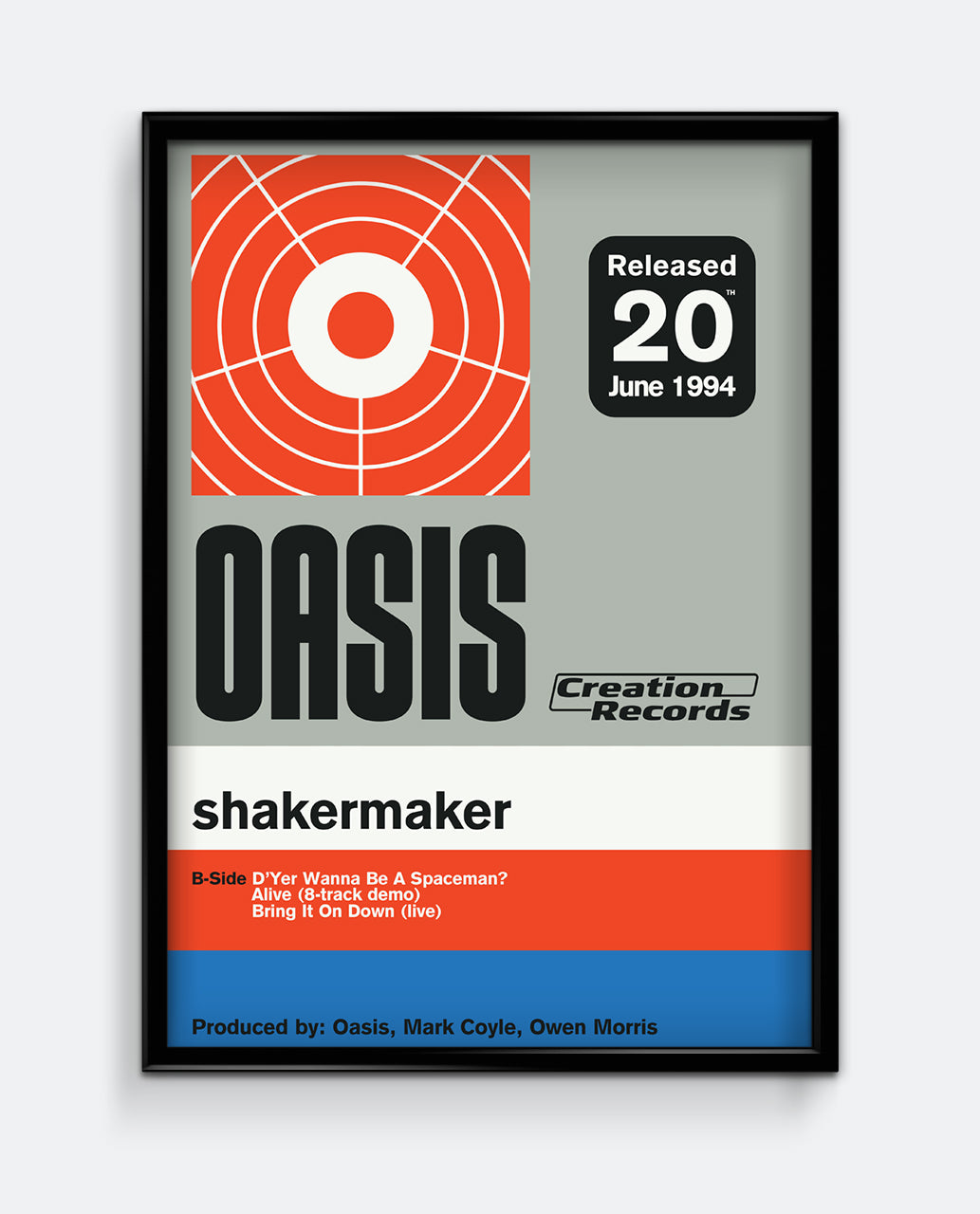 Shakermaker – Oasis Inspired Art Print
