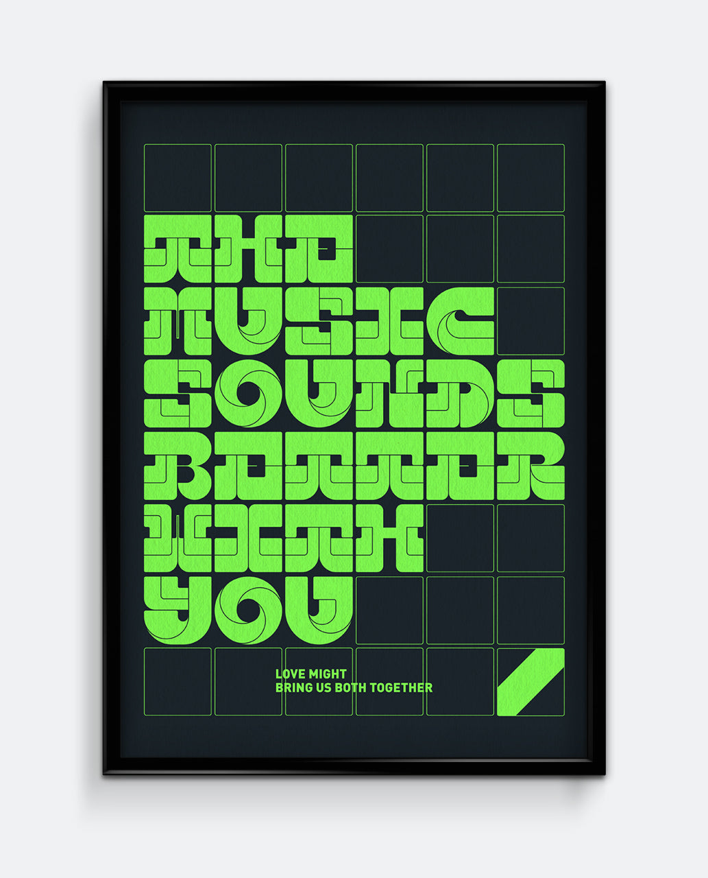 Music Sounds Better With You – Stardust Inspired Art Print