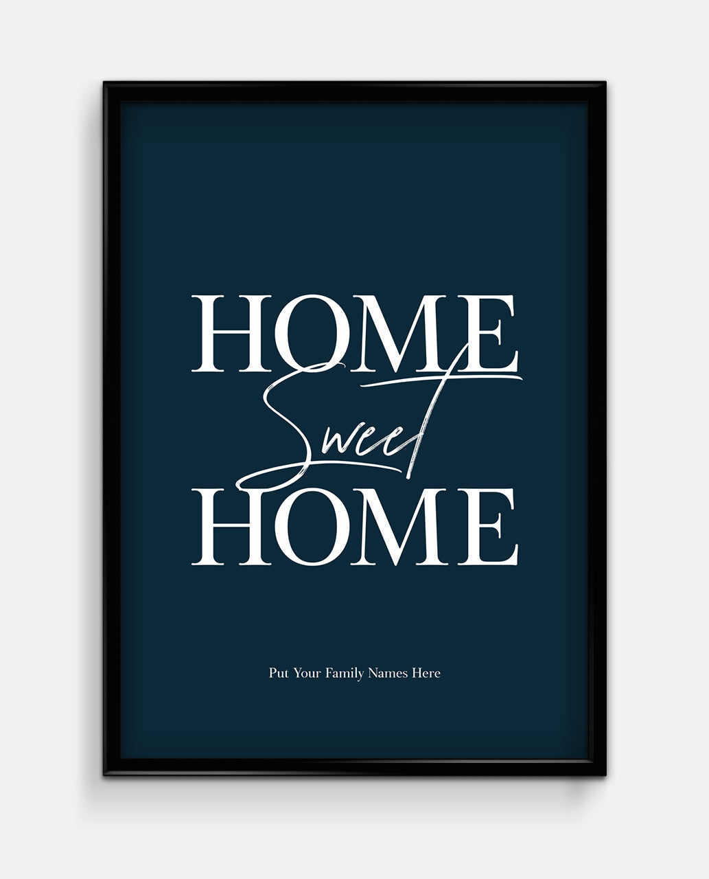 Home Sweet Home Personalised Print
