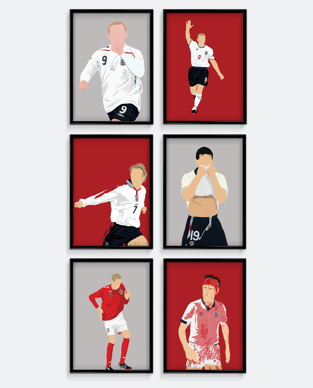 England Football Print Bundle
