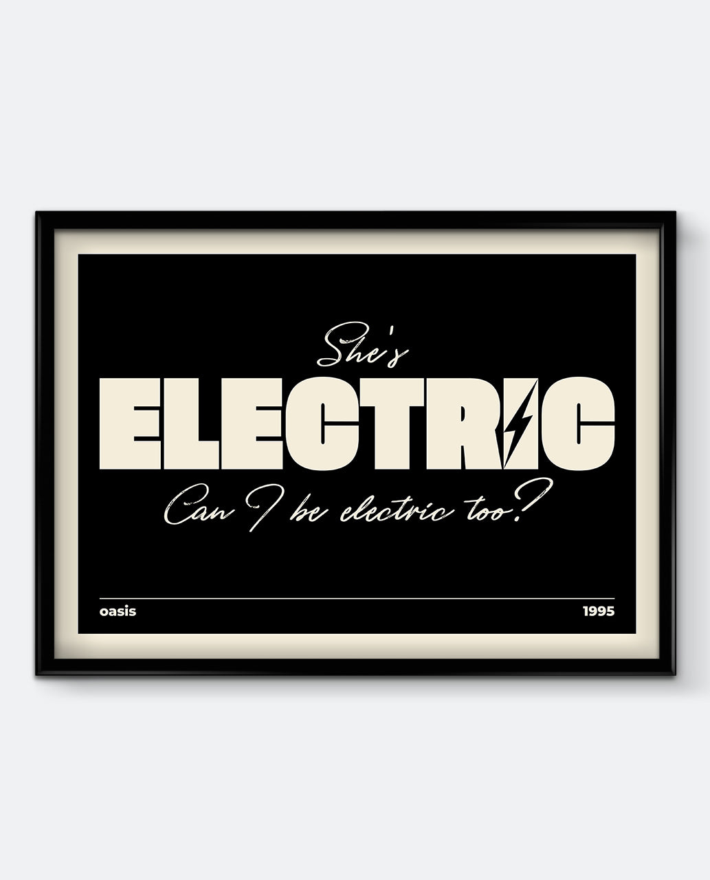 She’s Electric Art Print